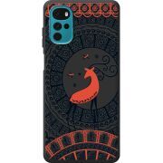 Черный чехол BoxFace Motorola G22 Ornament