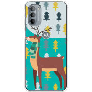 Чехол BoxFace Motorola G31 Foresty Deer