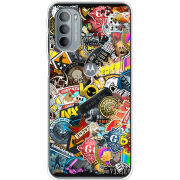 Чехол BoxFace Motorola G31 CS:Go Stickerbombing