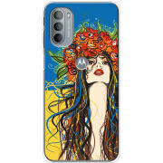 Чехол BoxFace Motorola G31 Ukraine Girl