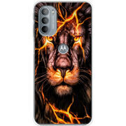 Чехол BoxFace Motorola G31 Fire Lion