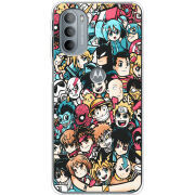 Чехол BoxFace Motorola G31 Anime Stickers
