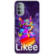 Чехол BoxFace Motorola G31 Likee Cat