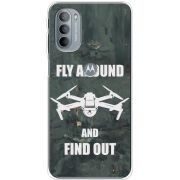Чехол BoxFace Motorola G31 Дрон Fly Around