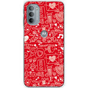 Чехол BoxFace Motorola G31 Happy Valentines