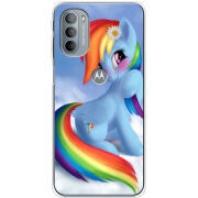 Чехол BoxFace Motorola G31 My Little Pony Rainbow Dash
