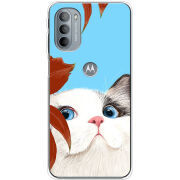 Чехол BoxFace Motorola G31 Wondering Cat