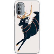 Чехол BoxFace Motorola G31 Black Deer