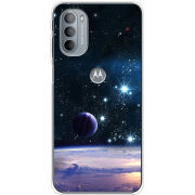 Чехол BoxFace Motorola G31 Space Landscape