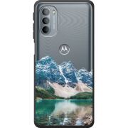 Прозрачный чехол BoxFace Motorola G31 Blue Mountain