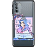 Прозрачный чехол BoxFace Motorola G31 The Sakuras Will Cry For You