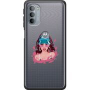 Прозрачный чехол BoxFace Motorola G31 Selena Gomez