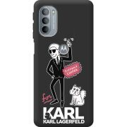 Черный чехол BoxFace Motorola G31 For Karl