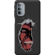 Черный чехол BoxFace Motorola G31 Нападение на Титана