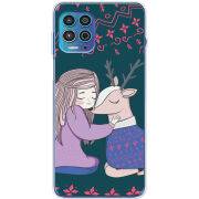 Чехол BoxFace Motorola G100 Girl and deer