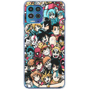 Чехол BoxFace Motorola G100 Anime Stickers
