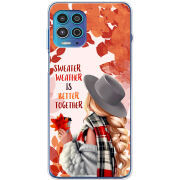 Чехол BoxFace Motorola G100 Sweater Weather