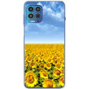 Чехол BoxFace Motorola G100 Подсолнухи
