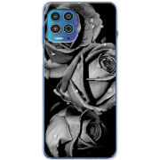 Чехол BoxFace Motorola G100 Black and White Roses