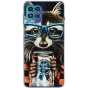 Чехол BoxFace Motorola G100 Енот с банкой