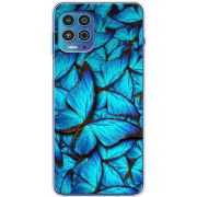 Чехол BoxFace Motorola G100 лазурные бабочки