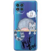 Прозрачный чехол BoxFace Motorola G100 Just Love