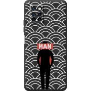 Черный чехол BoxFace Infinix Note 10 Pro Man Pattern