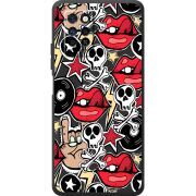 Черный чехол BoxFace Infinix Note 10 Pro Rock Graffiti