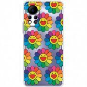 Прозрачный чехол BoxFace Infinix Hot 11S Hippie Flowers