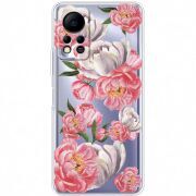 Прозрачный чехол BoxFace Infinix Hot 11S Peony Watercolor Style
