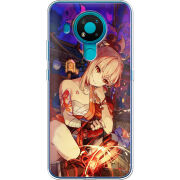 Чехол BoxFace Nokia 3.4 Genshin Ёимия с огоньком