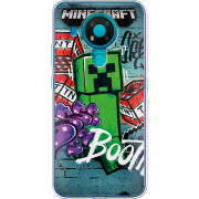 Чехол BoxFace Nokia 3.4 Minecraft Graffiti