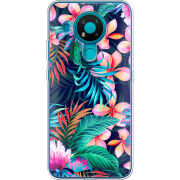 Чехол BoxFace Nokia 3.4 flowers in the tropics