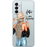 Прозрачный чехол BoxFace Samsung Galaxy M13 (M135) Follow Your Dreams