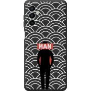 Черный чехол BoxFace Samsung Galaxy M13 (M135) Man Pattern