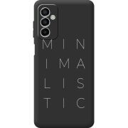 Черный чехол BoxFace Samsung Galaxy M13 (M135) Minimalistic