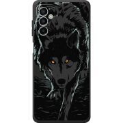 Черный чехол BoxFace Samsung Galaxy M13 (M135) Wolf