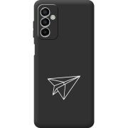 Черный чехол BoxFace Samsung Galaxy M13 (M135) Paper Plane