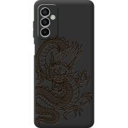 Черный чехол BoxFace Samsung Galaxy M13 (M135) Chinese Dragon