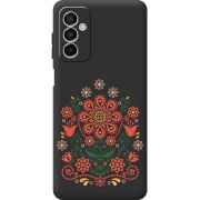 Черный чехол BoxFace Samsung Galaxy M13 (M135) Ukrainian Ornament