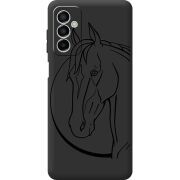 Черный чехол BoxFace Samsung Galaxy M13 (M135) Horse