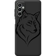 Черный чехол BoxFace Samsung Galaxy M13 (M135) Wolf