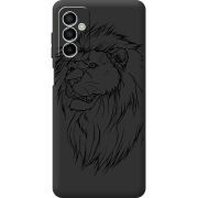 Черный чехол BoxFace Samsung Galaxy M13 (M135) Lion