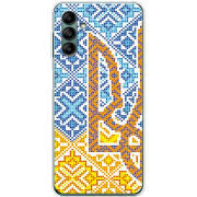 Чехол BoxFace Samsung Galaxy A04s (A047) Тризуб Вишивка