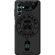 Черный чехол BoxFace Samsung Galaxy A04s (A047) Dark Coffee
