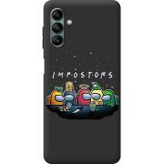 Черный чехол BoxFace Samsung Galaxy A04s (A047) Among Us Impostors