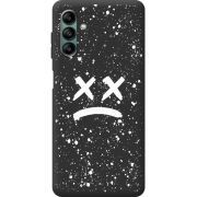 Черный чехол BoxFace Samsung Galaxy A04s (A047) Sad Way