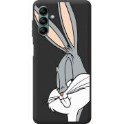 Черный чехол BoxFace Samsung Galaxy A04s (A047) Lucky Rabbit