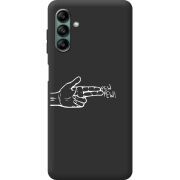 Черный чехол BoxFace Samsung Galaxy A04s (A047) Pew Pew