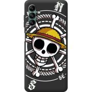 Черный чехол BoxFace Samsung Galaxy A04s (A047) One Piece Компас